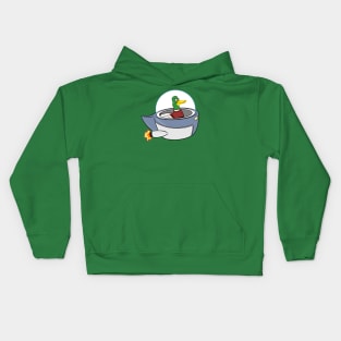 Space Duck Kids Hoodie